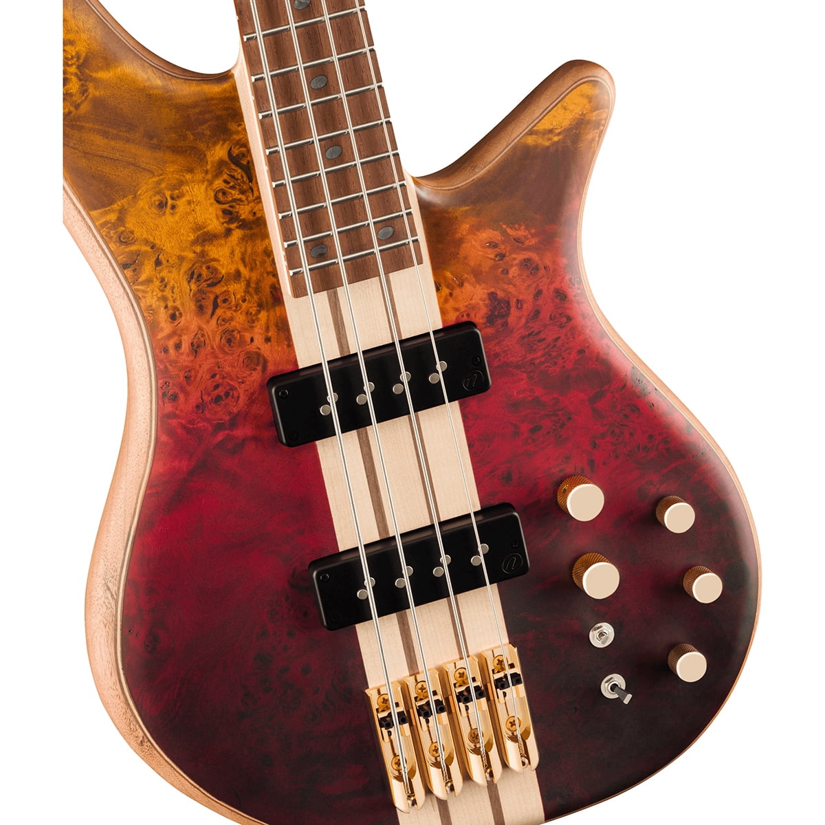 Jackson Pro Series Spectra Bass SBP IV Bass Guitar, Firestorm Fade