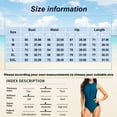 thumbnail image 2 of Women's One Piece Swimsuit Tummy Control Sexy Summer Sleeveless Zipper Surf Bathing Suit Fashion Outdoor Relaxing Fit Swimwear Funny Holiday Fit, 2 of 8