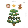 thumbnail image 3 of Langgg Christmas Static Sticker Fridge Window PVC Decal Home Office Shop Self-adhesive Decoration, Christmas Tree, 3 of 7