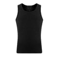 thumbnail image 3 of Blekii Men's Velvet Fashion Inner Vest Sleeveless Tank - Soft Warm Lining, Comfortable Close Fit - Ideal for Winter Layering Under Dress Shirts, Business Attire, Formal Wear, Cold, 3 of 5