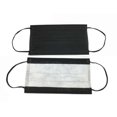 thumbnail image 3 of Mascarilla desechable de tela no tejida para la boca, filtro de carbón activado de carbón de respiración suave para la boca de la mascarilla facial, 50 paquetes negros Adepaton JQFLD103, 3 of 4