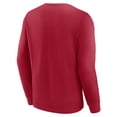 thumbnail image 3 of Men's Crimson Saint Joseph's Hawks Short Name Fleece Pullover Sweatshirt, 3 of 3