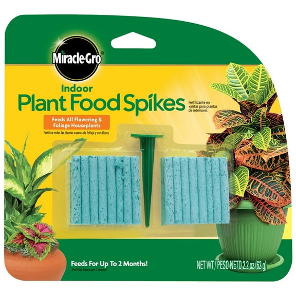 Miracle-Gro Indoor Plant Food Spikes, 48 Spikes