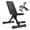 Black, variant on Simenmax Adjustable Weight Bench for Home Gym, 9-Position Incline/Decline, Foldable, Heavy Duty Workout Bench for Full Body Training (Chest, Legs, Abs, Dumbbell Exercises)