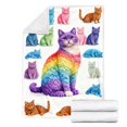 thumbnail image 1 of TIELUTT Cozy Flannel Throw Blanket with Adorable Cat Design for Couch Bed Sofa Warmer Blanket Comfy Throw Blankets for Women Thin Blanket Throw Blanket Big Blanket under 10, 1 of 7