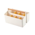 thumbnail image 1 of Caja de almacenamiento de papelería jinwen Organizador de escritorio Portalápices Amarillo Titular de almacenamiento de pluma, 1 of 4
