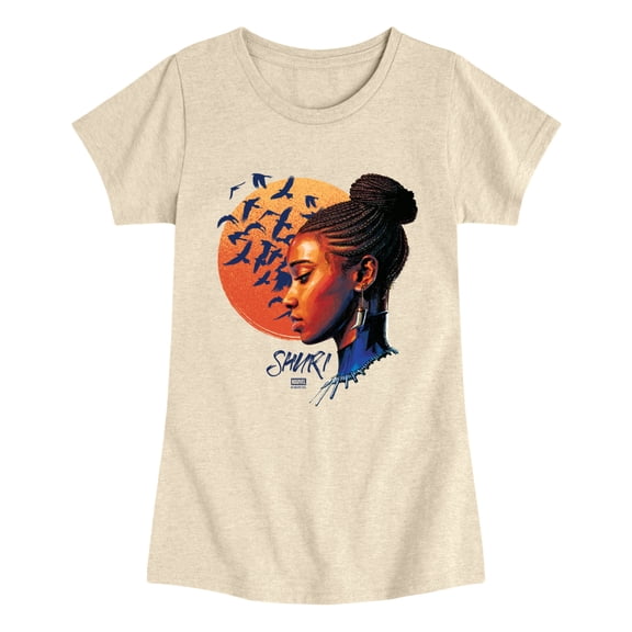 Black Panther - Shuri Portrait Girls' Fitted Short Sleeve Graphic T-Shirt