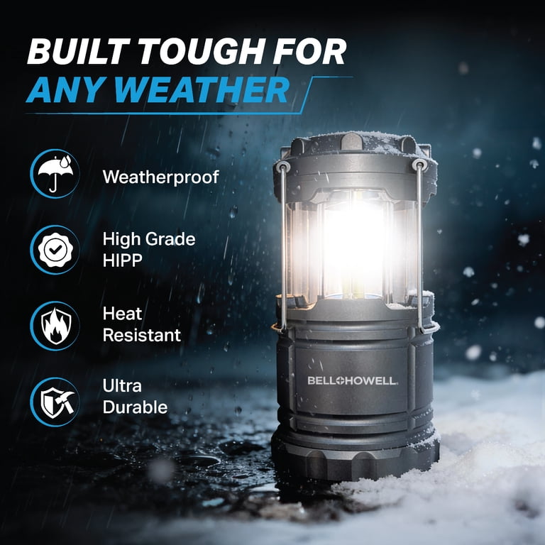 Bell + Howell Taclight LED Lantern, Automatic On/Off, Collapsible