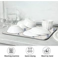 thumbnail image 6 of SKYSONIC Dish Drying Mats for Kitchen 18x24 in, Chic Style Festive Fir Dish Drainer Mats, Christmas Tree Kitchen Counter Mats Dish Dry Pad, 6 of 6