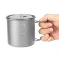 thumbnail image 4 of Titanium Water Cup Outdoor Portable Camping Mug Camping Titanium Cup, 4 of 6
