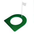 thumbnail image 1 of Golf Putting Cup Golf Putting Hole Putter Regulation Cup Golf Practice Training Aids For Indoor Outdoor (2pcs, Green) -t, 1 of 5