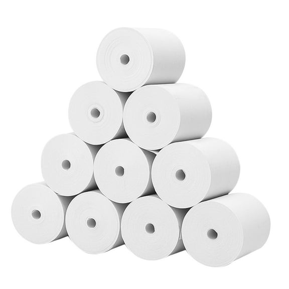 WORGEOUS 20 Rolls Fluorescent Decoration Filler Thermal Paper