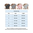thumbnail image 2 of Deago Women's Cap Sleeve Tank Top Striped Crew Neck T Shirts Loose Fit Basic Summer Casual Tee Tops (Black, XL), 2 of 8