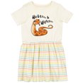 thumbnail image 3 of Inktastic Hugs and Hisses Cute Snake for Valentines Day Girls Toddler Dress, 3 of 5