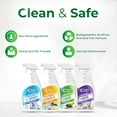 thumbnail image 3 of Natural Cleaning Supplies Set - All-Purpose Cleaner, Citrus Degreaser, Floor and Tile Cleaner, Windows, Glass, and Mirror Cleaner - No Irritating Chemicals, Home Safe - 4 packs 24 oz spray, 3 of 4