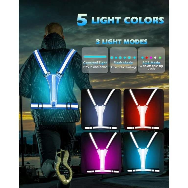 Flashing running vest deals