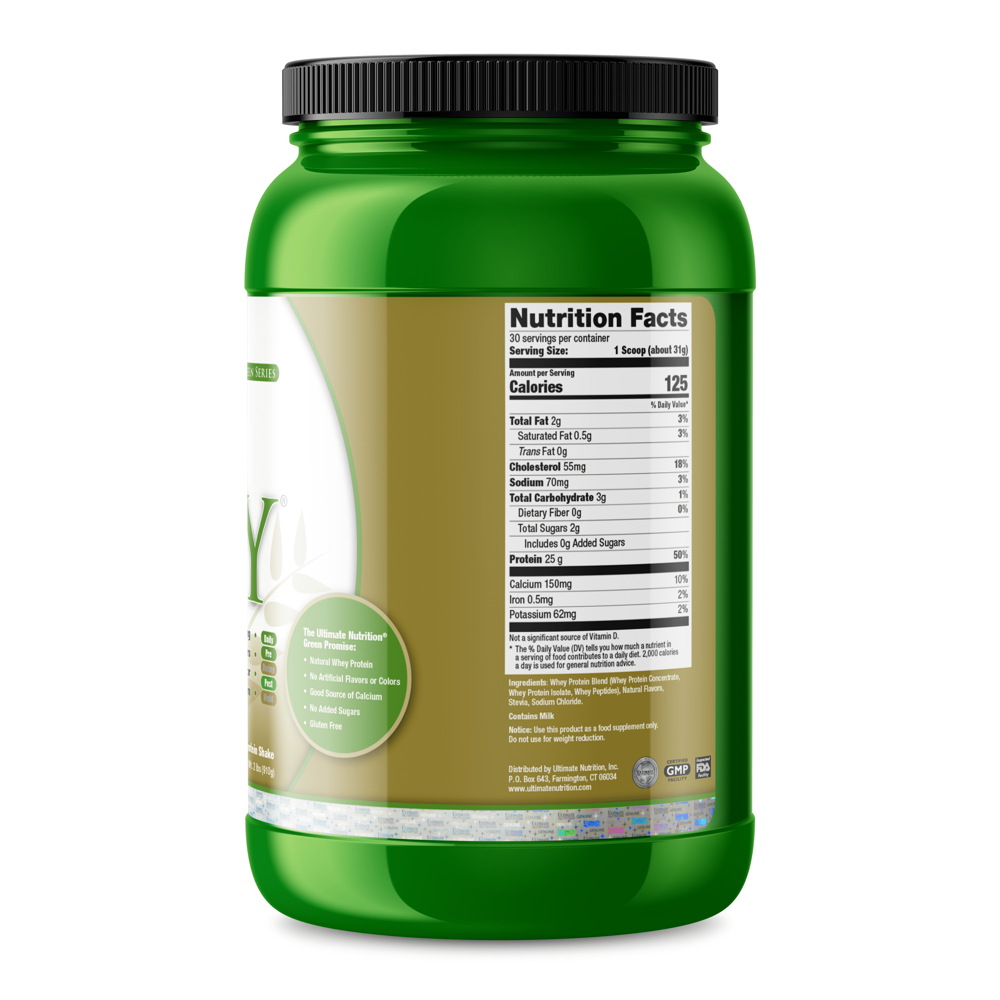 Ultimate Nutrition Clean Whey Protein | Naturally Sweetened | Gluten Free, Great Tasting, Chocolate Cream, 2 Pounds