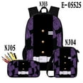 thumbnail image 3 of 3PC-3D Anime Demon Slayer: Blade Character Clothes Polyester Breathable School Bag Three-piece Set Backpack Satchel Pen Case, 3 of 6