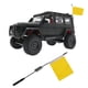 thumbnail image 3 of Antena de coche RC con bandera de repuesto para WPL C14 C14K, modelo de coche, camión, coche de hobby Amarillo, 3 of 7