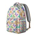 thumbnail image 2 of "Large Butterfly Print Backpack - School Bookbag with Padded Laptop Sleeve, Comfortable Shoulder Straps, Trendy Floral Design for Teens & Adults", 2 of 6