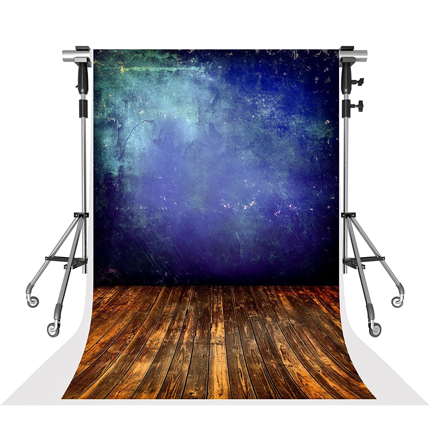 GreenDecor Polyster Photography Backdrops Blue Painting Abstract
