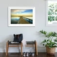 thumbnail image 3 of Art.com Sunrise on the Pier at Terre Ceia Bay, Florida, USA Photographic Print by Richard Duval, White Frame Wall Art, 44" x 32", 3 of 5