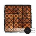 thumbnail image 3 of 3rd Street Inn Interlocking Deck Tiles - Oiled Acacia Finish - Checkered, 10-Pack, 3 of 7