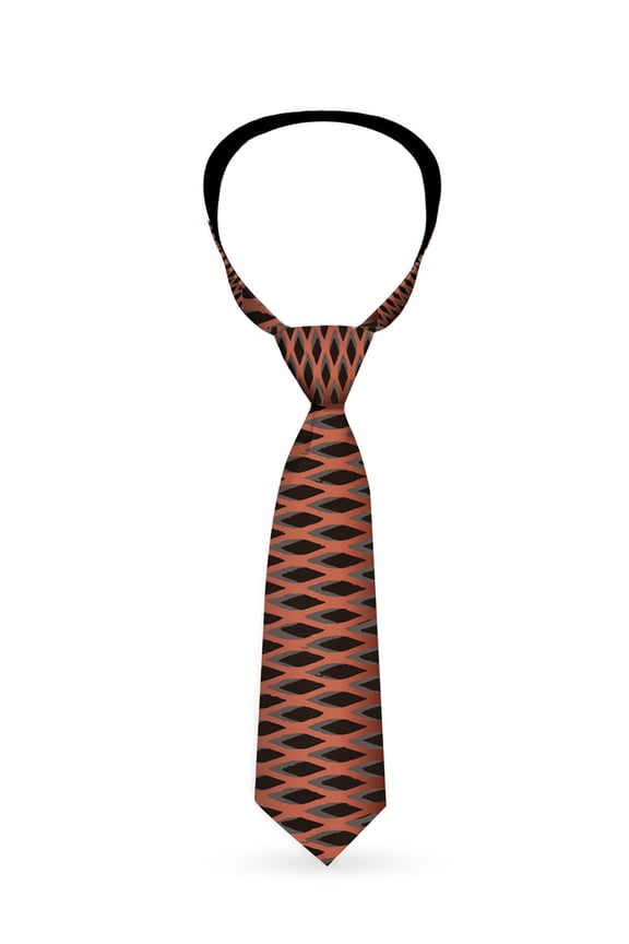 Collapsed Honeycomb Pattern Neck Tie