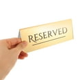 thumbnail image 5 of GOOHOCHY Reserved Table Signs Acrylic Reserved Table Tent Signs Reservation Seat Signs For Wedding Restaurant Office Meeting Chairs, 5 of 8