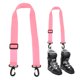 thumbnail image 1 of Correa para botas de esquí Uxcell - Correa ajustable para llevar botas de snowboard - Bandolera de transporte - [Rosa-1.5IN], 1 of 7