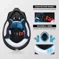 thumbnail image 2 of Casco juvenil Roozo para moto de cross con gafas, certificado DOT, 2 of 5