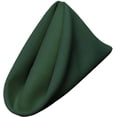 thumbnail image 2 of LA Linen 10-Pack Cloth Napkins, Washable Reusable Polyester Poplin Table Napkins, 18 by 18-Inch, Hunter Green, 2 of 3
