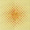 thumbnail image 1 of Ahgly Company Indoor Square Patterned Sun Yellow Area Rugs, 5' Square, 1 of 6