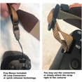 thumbnail image 4 of Camera Strap Royal Silver & Black Woven for All DSLR Camera. Embroidered Elegant Universal Neck & Shoulder Strap,, 4 of 5