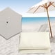 thumbnail image 5 of Reemplazo de toldo para sombrilla de patio, toldo de poliéster para playa, césped y jardín. 27 M 8 costillas, 5 of 7