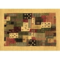 thumbnail image 1 of Ahgly Company Indoor Rectangle Abstract Brown Contemporary Area Rugs, 3' x 5', 1 of 4