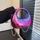 thumbnail image 5 of 2024 Nuevo bolso de mano de lujo de PVC para mujer, superventas, bolso de mujer con brillo metálico, bolso de banquete de medio mes, bolso de mujer de lujo, 5 of 5