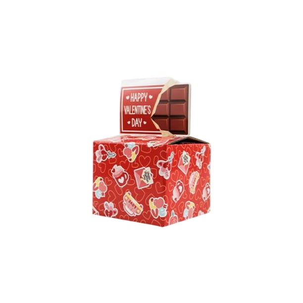 Regalos Del Día de San Valentín Caja de Regalo de Sorpresa Del Día de San Valentín, Caja de Sorteo de Efectivo, Regalo de Fiesta de Aniversario de Cumpleaños, Tema Rojo Romántico, Selección de Regalo