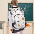 thumbnail image 7 of FORMRS Unisex School Backpack 17" Student Travel Bag with Laptop Compartment, Ghost Design, 7 of 7