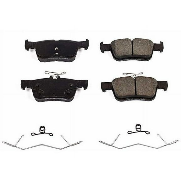 Rear Brake Pad Set - Compatible with 2017 - 2020 Ford Fusion 2018 2019