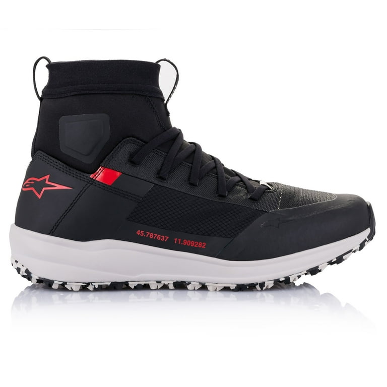 Alpinestars Superfaster Mens Motorcycle Shoes Black/Gray/Red 13 USA