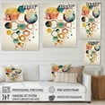 thumbnail image 4 of Designart Hexagon And Circular Abstract V Canvas Wall Art, 4 of 5