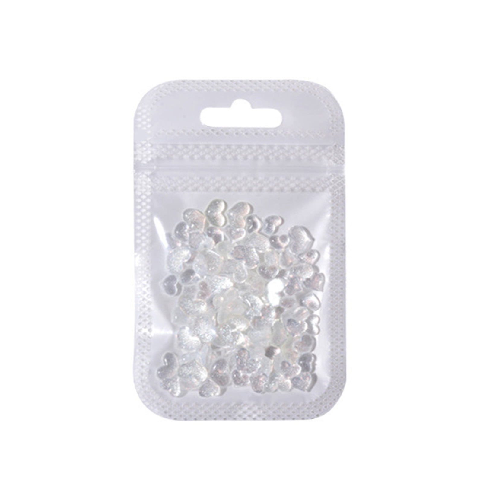 Hesroicy 1 Bag Nail Art Faux Pearls Three-dimensional Flatback