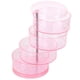 thumbnail image 2 of Organizador de joyas giratorio organizador de joyeros a prueba de polvo caja de almacenamiento de joyas portátil con plástico ABS para viajes para mujeres ANGGREK Otros, 2 of 8