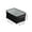 🔥 Black_Base#6655, variant on Foldable Fabric Storage Basket | Soft Durable Cloth Material | Dual Handles | Stitch Reinforced | Decorative Organizer | Black Gray Blue Khaki | 14.17x10.24x6.3 in | 1 Pack