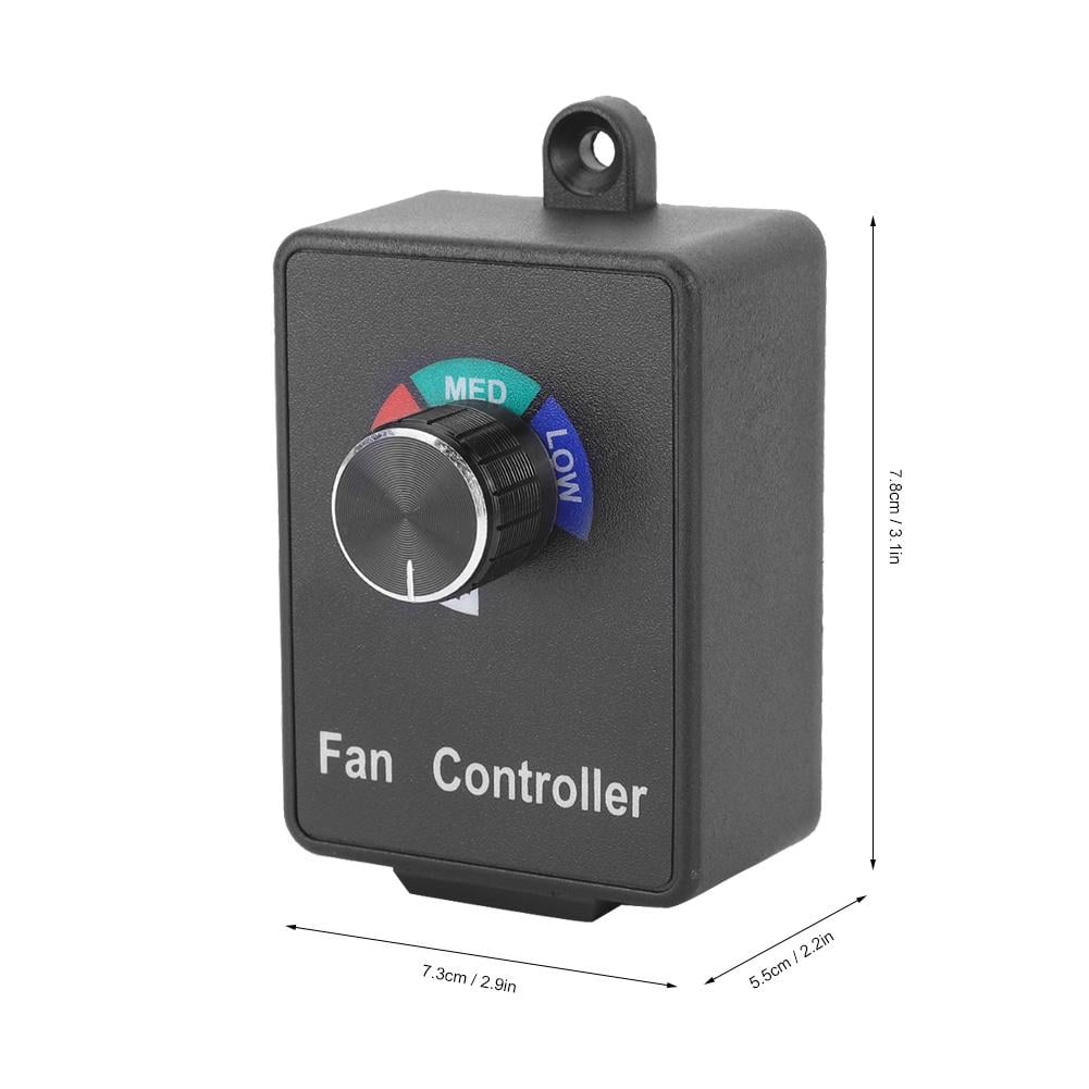 EOTVIA Variable Fan Speed Controller,Electronic Stepless Speed Governor