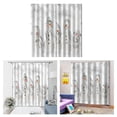 thumbnail image 4 of Abbracc 2x Imperméable Tissu Polyester Salle de Bain Rideau de Douche Décor 9 Crochets Style2, 4 of 9