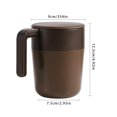 thumbnail image 4 of sweethay Taza de agua de 2 capas TureClos con botella de conservación de filtro de taza de té de viaje portátil de 260 ml Juegos de servir café y té No.01, 4 of 6