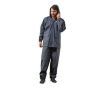 Ozark Trail Mens Eva Rainwear Suit, Blue Cove, XL/XXL
