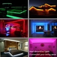 thumbnail image 3 of LED Rope Lights, 16.4ft Flat Flexible RGB Strip Light, Color Changing, Waterproof for Indoor Outdoor Use, Connectable Decorative Lighting, 8 Colors and Multiple Modes, 3 of 5